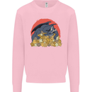 Role Play Games Dragon RPG Dice Funny Mens Sweatshirt Jumper Light Pink