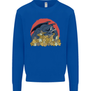 Role Play Games Dragon RPG Dice Funny Mens Sweatshirt Jumper Royal Blue