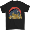 Role Play Games Dragon RPG Dice Funny Mens T-Shirt Cotton Gildan Black