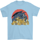 Role Play Games Dragon RPG Dice Funny Mens T-Shirt Cotton Gildan Light Blue