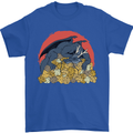 Role Play Games Dragon RPG Dice Funny Mens T-Shirt Cotton Gildan Royal Blue