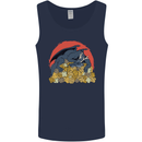 Role Play Games Dragon RPG Dice Funny Mens Vest Tank Top Navy Blue