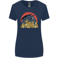 Role Play Games Dragon RPG Dice Funny Womens Wider Cut T-Shirt Navy Blue