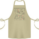Roller Skating Boot Blueprint Cotton Apron 100% Organic Khaki
