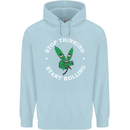 Rolling Funny Bong Weed Cannabis Drugs Childrens Kids Hoodie Light Blue