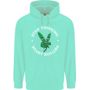 Rolling Funny Bong Weed Cannabis Drugs Childrens Kids Hoodie Peppermint