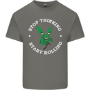 Rolling Funny Bong Weed Cannabis Drugs Kids T-Shirt Childrens Charcoal