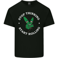 Rolling Funny Bong Weed Cannabis Drugs Mens Cotton T-Shirt Tee Top Black