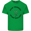 Rolling Funny Bong Weed Cannabis Drugs Mens Cotton T-Shirt Tee Top Irish Green