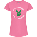 Rolling Funny Bong Weed Cannabis Drugs Womens Petite Cut T-Shirt Azalea