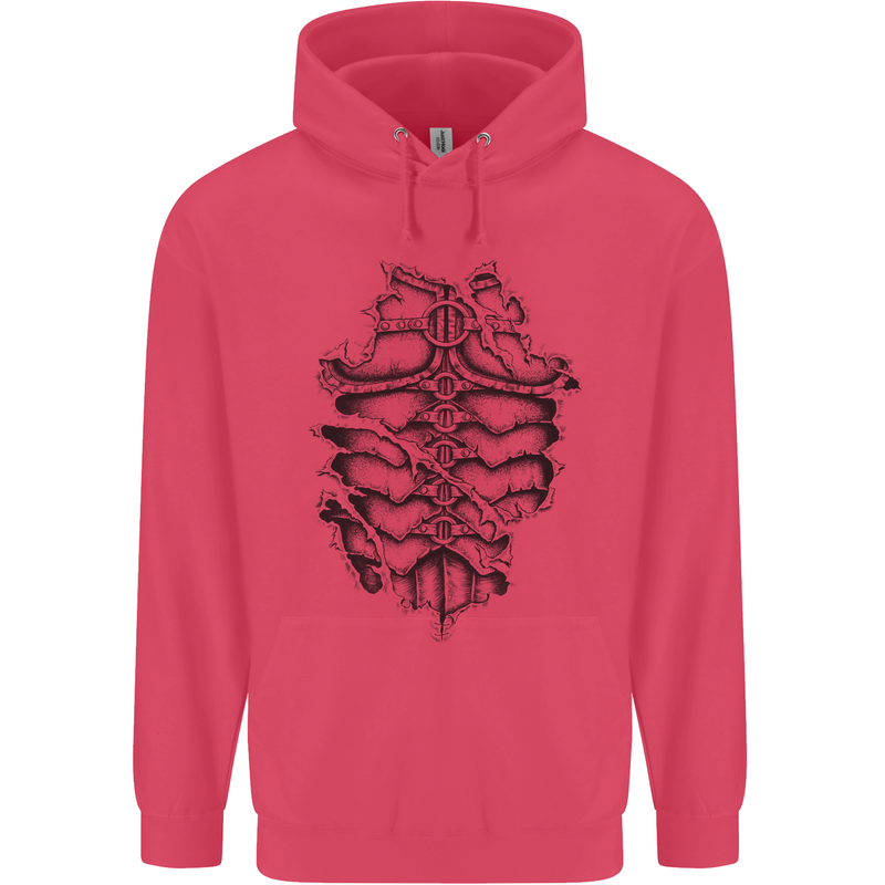 Roman Armour Fancy Dress Warrior Gym MMA Childrens Kids Hoodie Heliconia