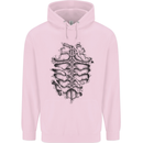Roman Armour Fancy Dress Warrior Gym MMA Childrens Kids Hoodie Light Pink