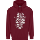 Roman Armour Fancy Dress Warrior Gym MMA Childrens Kids Hoodie Maroon