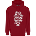 Roman Armour Fancy Dress Warrior Gym MMA Childrens Kids Hoodie Red