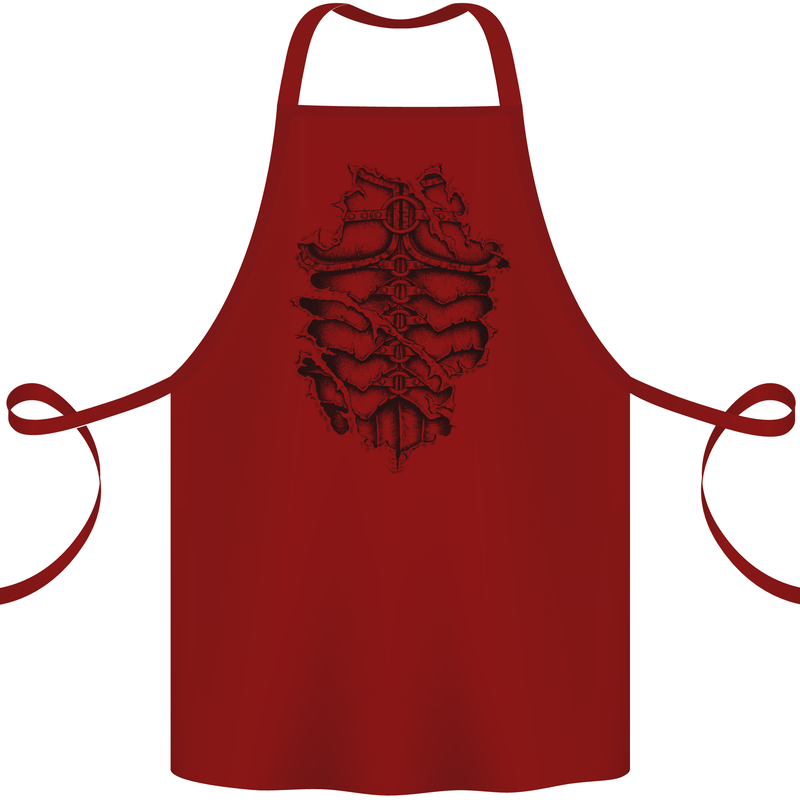 Roman Armour Fancy Dress Warrior Gym MMA Cotton Apron 100% Organic Maroon