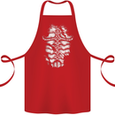Roman Armour Fancy Dress Warrior Gym MMA Cotton Apron 100% Organic Red