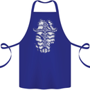Roman Armour Fancy Dress Warrior Gym MMA Cotton Apron 100% Organic Royal Blue