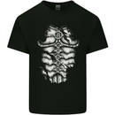 Roman Armour Fancy Dress Warrior Gym MMA Kids T-Shirt Childrens Black