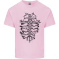 Roman Armour Fancy Dress Warrior Gym MMA Kids T-Shirt Childrens Light Pink