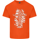 Roman Armour Fancy Dress Warrior Gym MMA Kids T-Shirt Childrens Orange