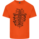 Roman Armour Fancy Dress Warrior Gym MMA Kids T-Shirt Childrens Orange