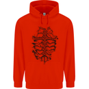 Roman Armour Fancy Dress Warrior Gym MMA Mens 80% Cotton Hoodie Bright Red
