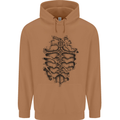 Roman Armour Fancy Dress Warrior Gym MMA Mens 80% Cotton Hoodie Caramel Latte