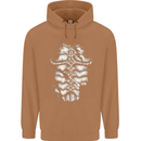 Roman Armour Fancy Dress Warrior Gym MMA Mens 80% Cotton Hoodie Caramel Latte