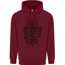 Roman Armour Fancy Dress Warrior Gym MMA Mens 80% Cotton Hoodie Maroon