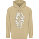 Roman Armour Fancy Dress Warrior Gym MMA Mens 80% Cotton Hoodie Sand