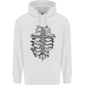 Roman Armour Fancy Dress Warrior Gym MMA Mens 80% Cotton Hoodie White