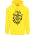 Roman Armour Fancy Dress Warrior Gym MMA Mens 80% Cotton Hoodie Yellow