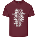 Roman Armour Fancy Dress Warrior Gym MMA Mens Cotton T-Shirt Tee Top Maroon