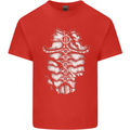 Roman Armour Fancy Dress Warrior Gym MMA Mens Cotton T-Shirt Tee Top Red