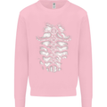 Roman Armour Fancy Dress Warrior Gym MMA Mens Sweatshirt Jumper Light Pink
