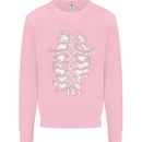 Roman Armour Fancy Dress Warrior Gym MMA Mens Sweatshirt Jumper Light Pink