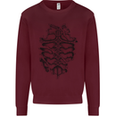 Roman Armour Fancy Dress Warrior Gym MMA Mens Sweatshirt Jumper Maroon