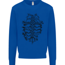 Roman Armour Fancy Dress Warrior Gym MMA Mens Sweatshirt Jumper Royal Blue