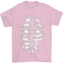 Roman Armour Fancy Dress Warrior Gym MMA Mens T-Shirt Cotton Gildan Light Pink