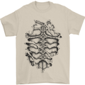 Roman Armour Fancy Dress Warrior Gym MMA Mens T-Shirt Cotton Gildan Sand