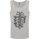 Roman Armour Fancy Dress Warrior Gym MMA Mens Vest Tank Top Sports Grey