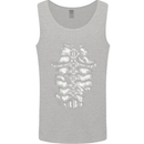 Roman Armour Fancy Dress Warrior Gym MMA Mens Vest Tank Top Sports Grey