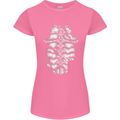 Roman Armour Fancy Dress Warrior Gym MMA Womens Petite Cut T-Shirt Azalea