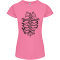 Roman Armour Fancy Dress Warrior Gym MMA Womens Petite Cut T-Shirt Azalea