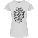 Roman Armour Fancy Dress Warrior Gym MMA Womens Petite Cut T-Shirt White