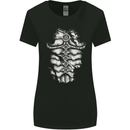 Roman Armour Fancy Dress Warrior Gym MMA Womens Wider Cut T-Shirt Black