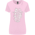 Roman Armour Fancy Dress Warrior Gym MMA Womens Wider Cut T-Shirt Light Pink