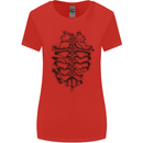 Roman Armour Fancy Dress Warrior Gym MMA Womens Wider Cut T-Shirt Red