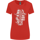 Roman Armour Fancy Dress Warrior Gym MMA Womens Wider Cut T-Shirt Red