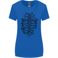 Roman Armour Fancy Dress Warrior Gym MMA Womens Wider Cut T-Shirt Royal Blue